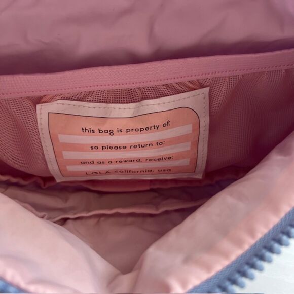 LOLA California Mondo Large Moonbeam Bum Bag Fanny Pack Hydrangea - Picture 6 of 6